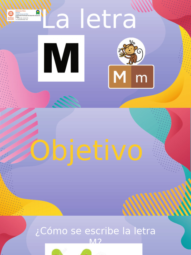 Actividades y ejercicios con la letra M | PDF