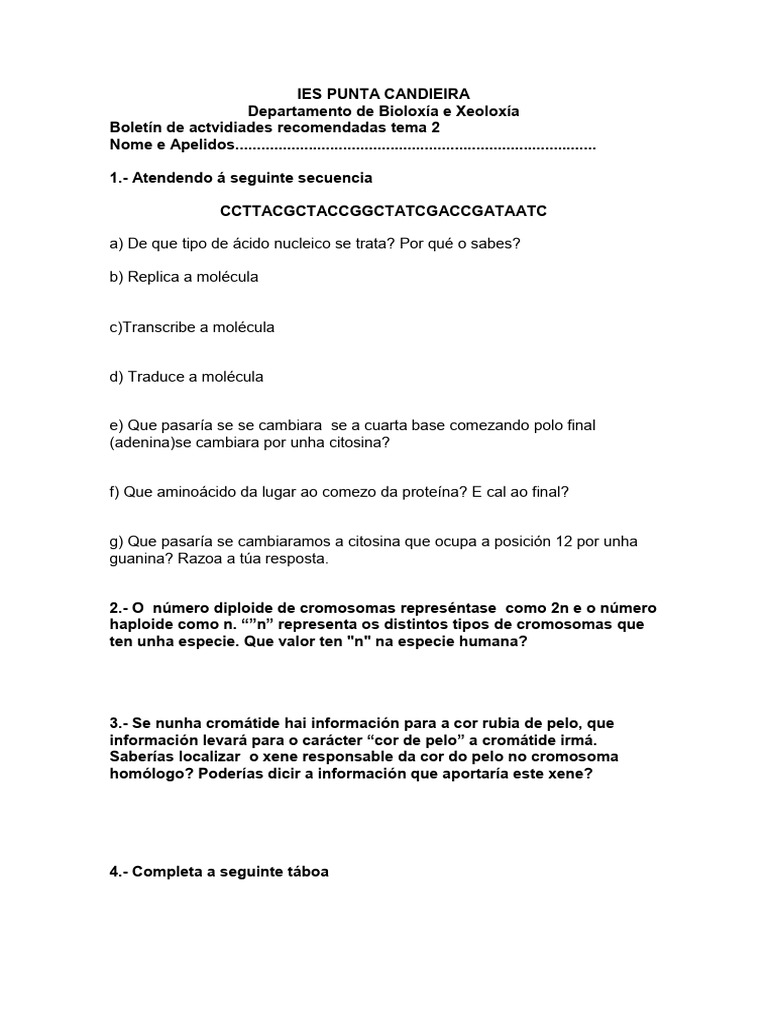 boletin tema 2 | PDF