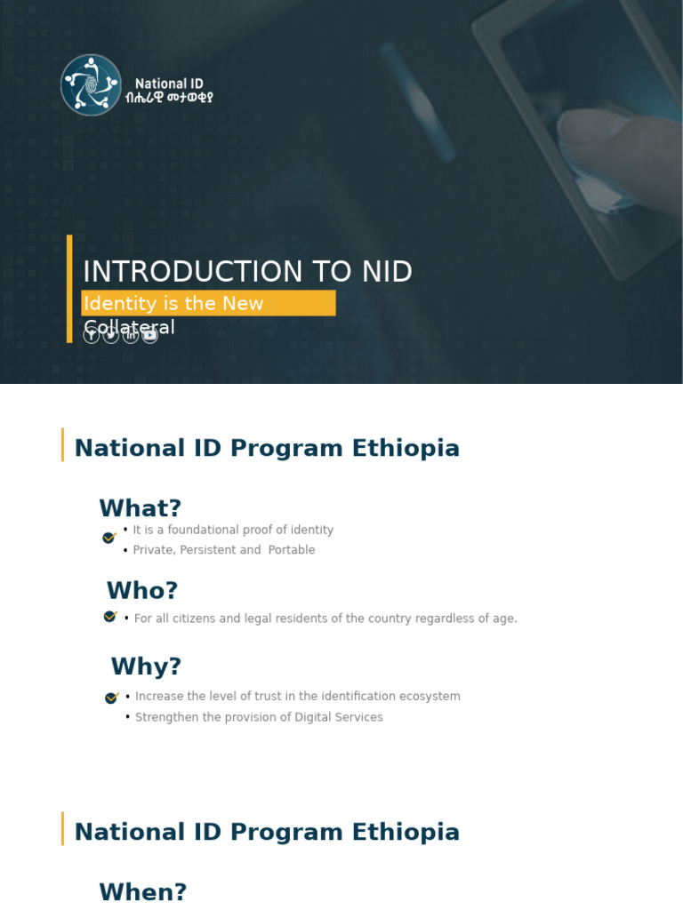 Introduction To NID 101 | PDF