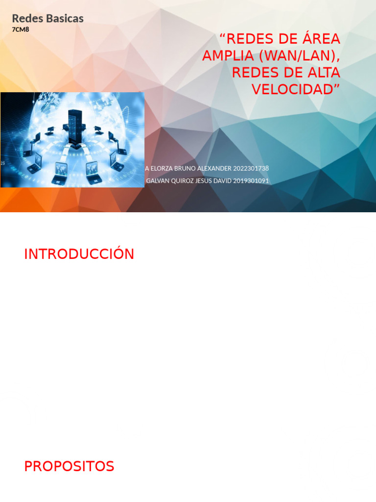 WAN y LAN: Redes de Alta Velocidad | PDF | Red de área amplia | Red de ...