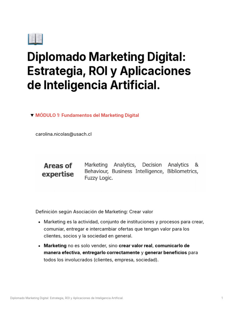 Fundamentos del Marketing Digital | PDF | Marketing | Publicidad digital