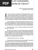 Alfredo Bosi sobre Mémorias do Carcere