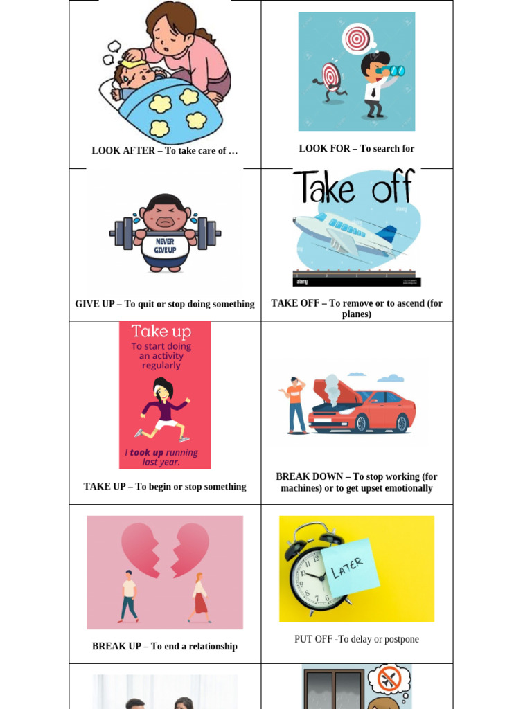 Common Phrasal Verbs Explained | PDF