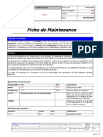 Fiche de Maintenance