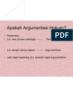 Argumentasi Hukum