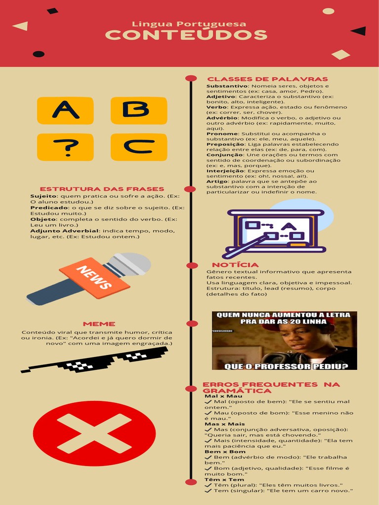 Conteúdos | PDF | Assunto (gramática) | Substantivo