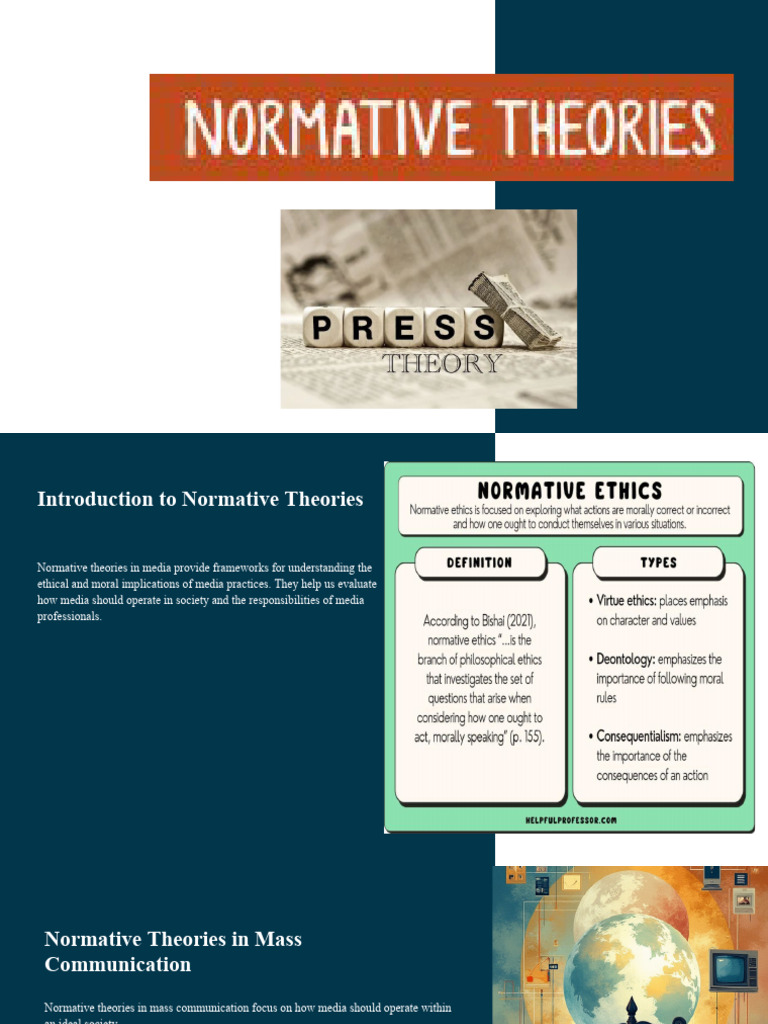 Understanding Normative Media Theories | PDF | Public Sphere | Journalism