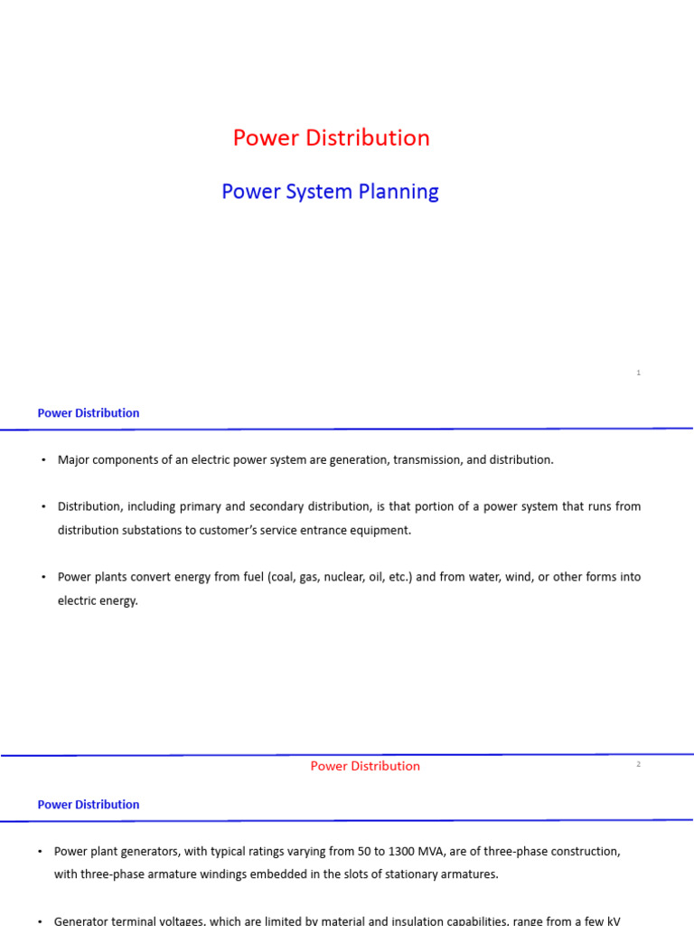 Subtransmission to Distribution Supply | PDF | Electric Power ...