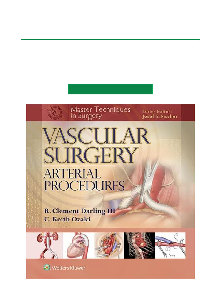 Master Techniques in Surgery Vascular Surgery Arterial Procedures New ...