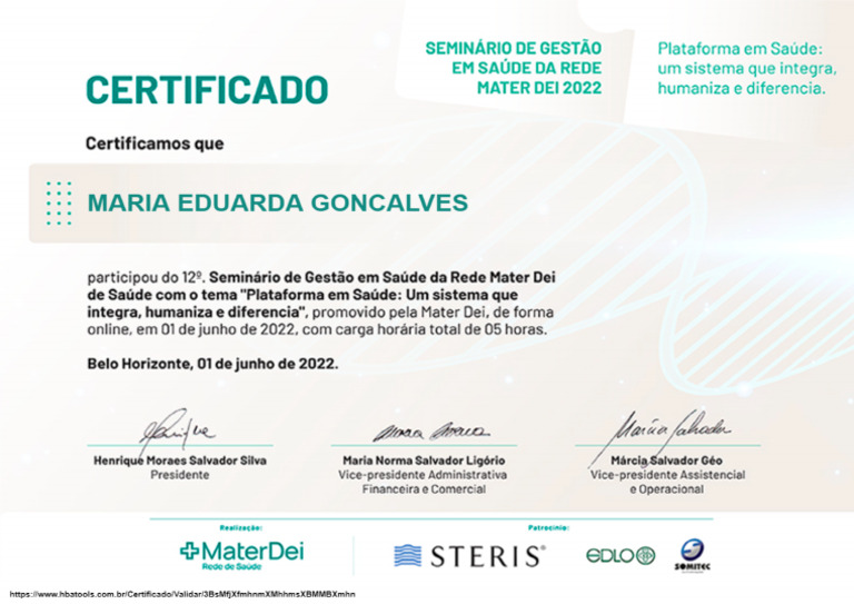 Certifica Do | PDF
