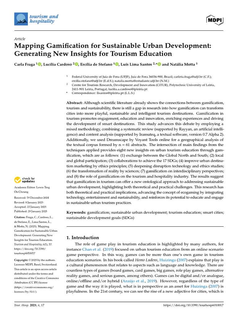 Mapping Gamification For Sustainable Urban Development Generating New ...