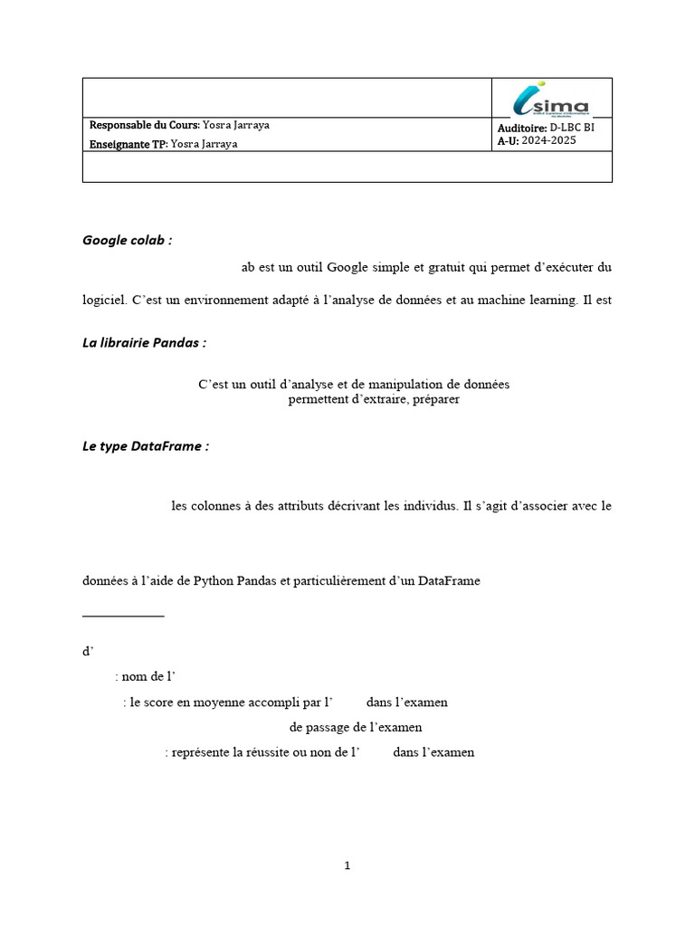 Manipulation de données avec Pandas Python | PDF | Python (Langage de ...
