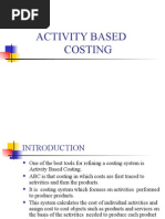 Activity Based Costing