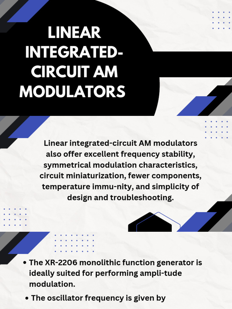 AM Modulators and Transmitters Overview | PDF