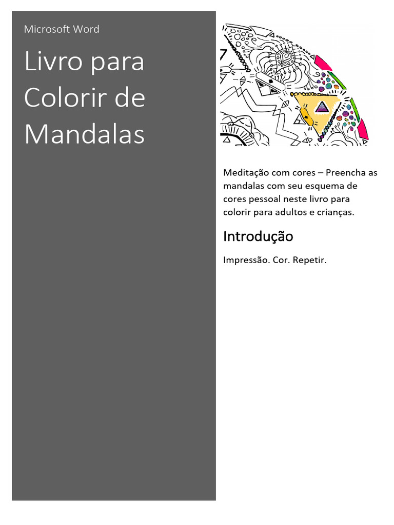 Livro de Colorir Mandalas para Todos | PDF