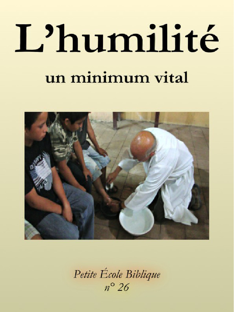 Humilité : Clé de la Vie Spirituelle | PDF | Évangile selon Matthieu ...