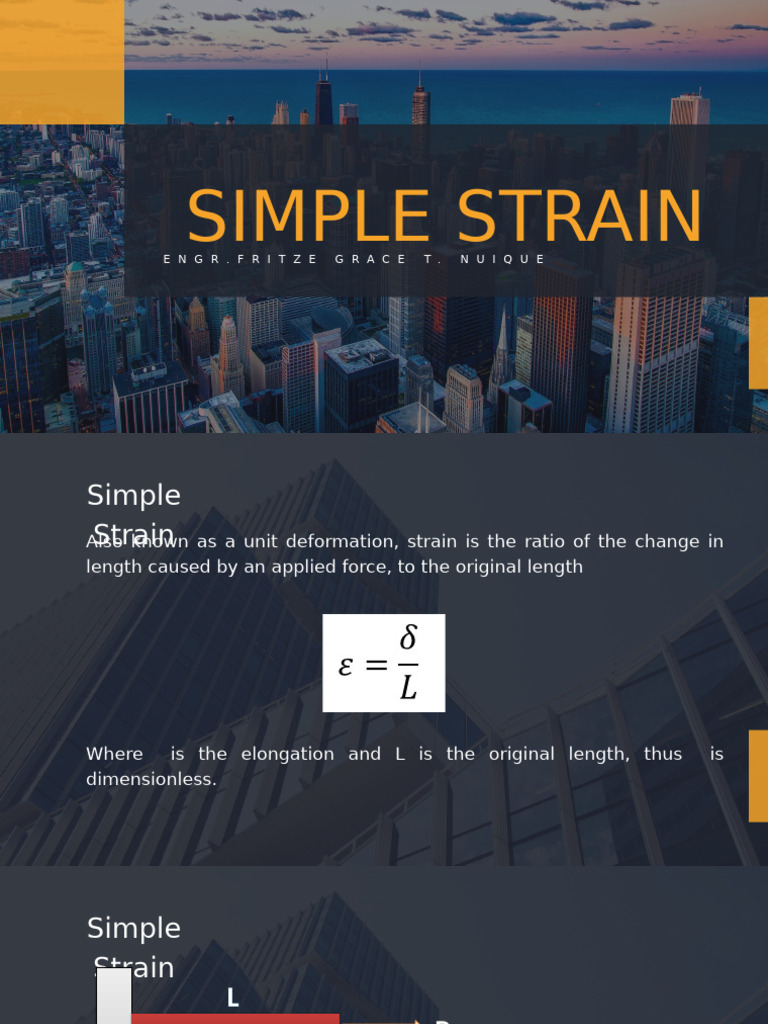 Simple-Strain-Final 2 | PDF | Deformation (Engineering) | Strength Of ...
