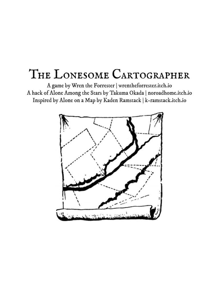 Lonesome Cartographer: Solo Mapping Game | PDF | Cartography | Earth ...