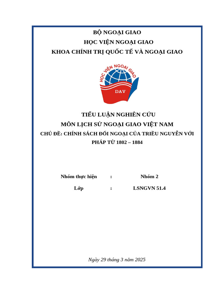 Chã Nh Sã Ch ä á I Ngoáº I Cá A Triá U Nguyá N Vá I Phã P 1802