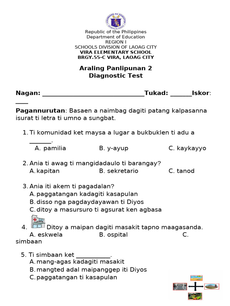 Ap Diagnostic Test 23 24 | PDF