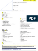 _E71 Keyboard Shortcuts