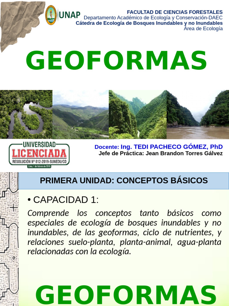 2 - Geoformas EBINI 2025-1 | PDF | Geomorfología | Terreno