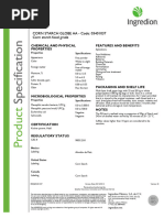 COLFLO® 67 Modified Starch Overview | PDF | Starch | Food Industry