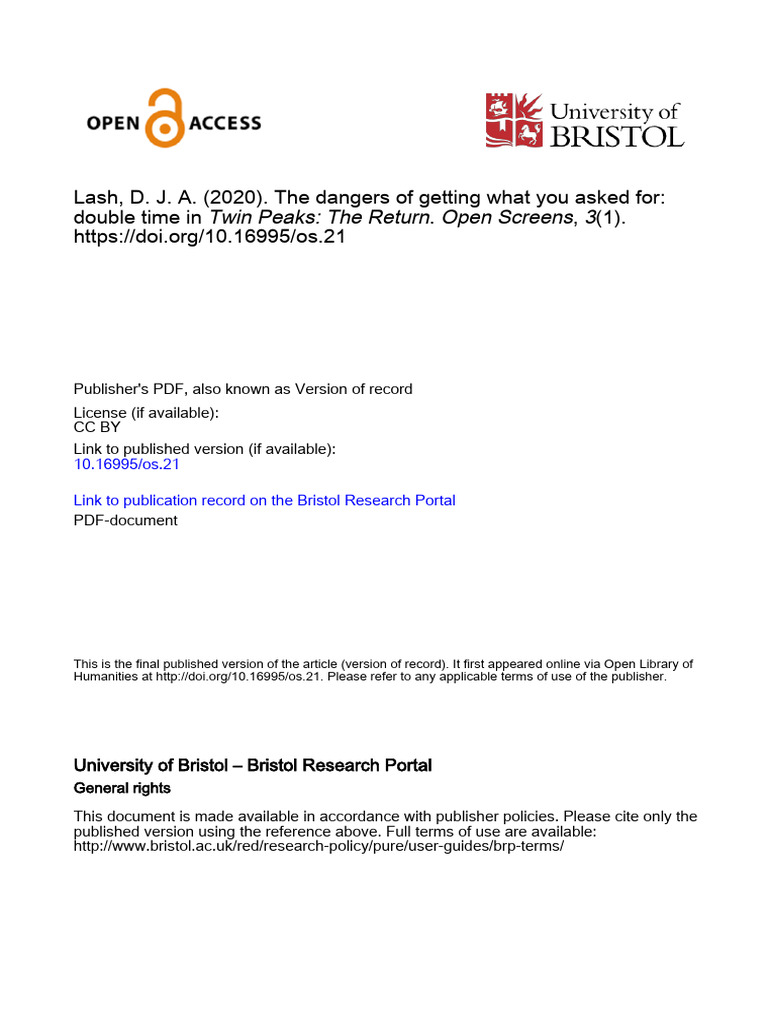 Full Text PDF Final Published Version | PDF | Open Access