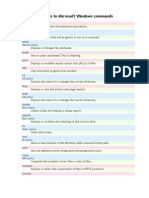 Unix Equivalents To Microsoft Windows Commands