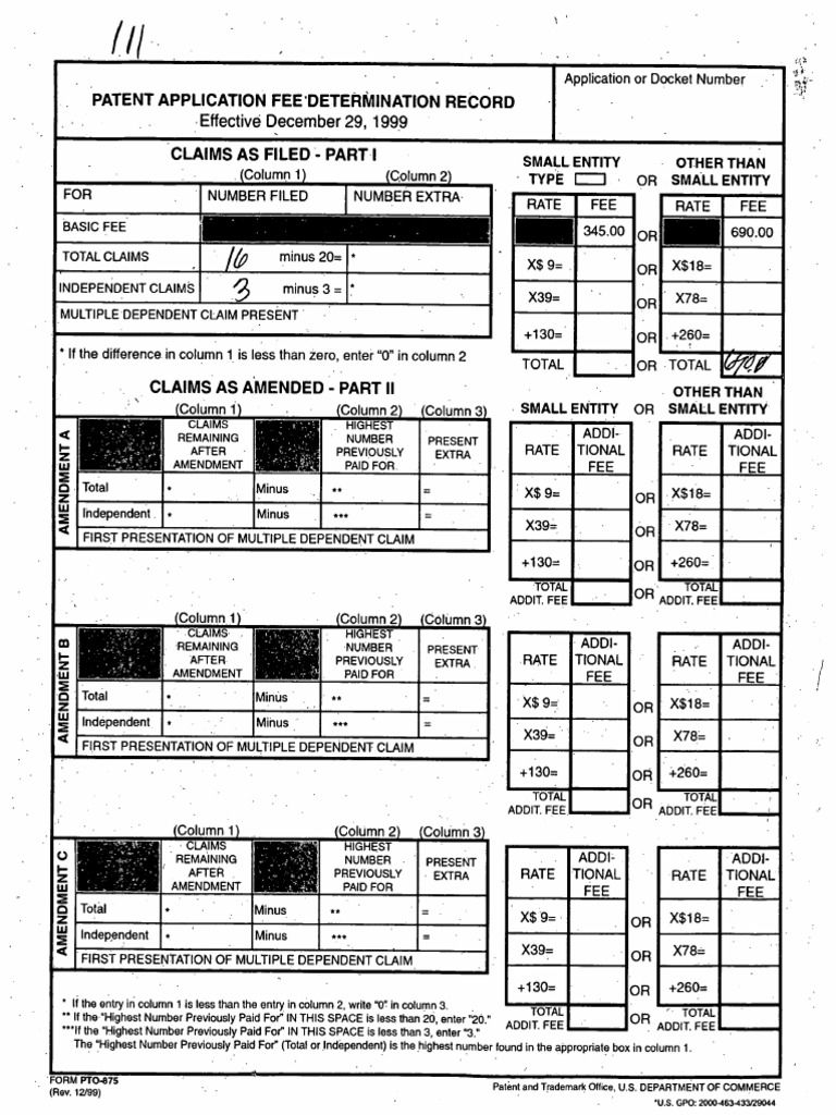 USPTO Patents Application 09578895 | PDF