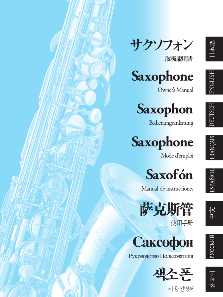 Sax of On | PDF | Saxophone | Screw