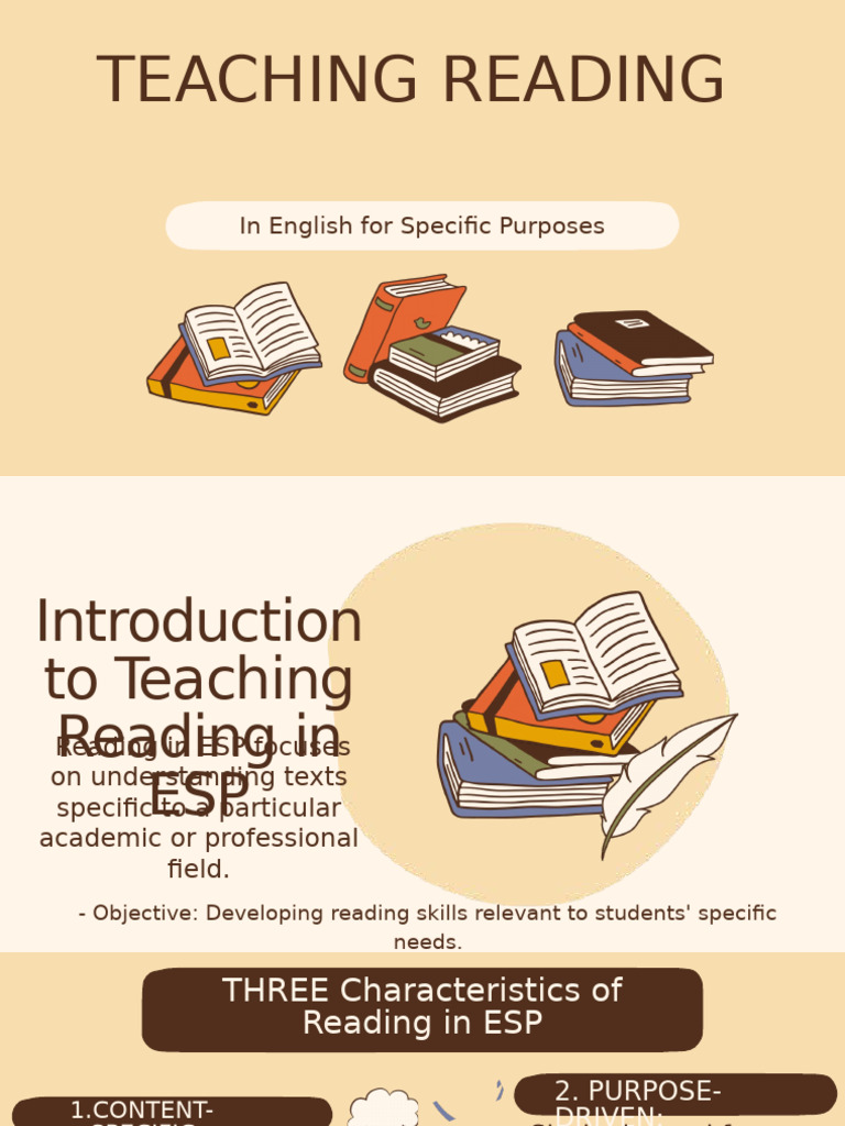 Effective Strategies for Teaching ESP Reading | PDF | Reading ...