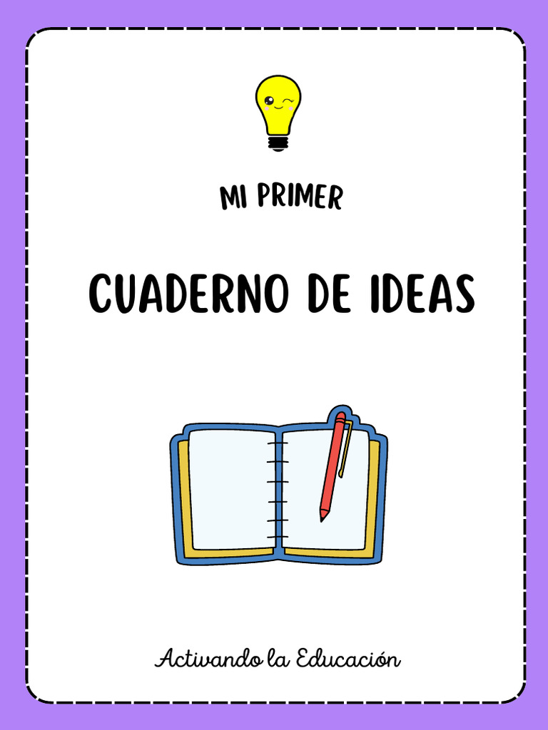 Mi Primer Cuaderno de Ideas Activandolaeducacion | PDF | Cognición