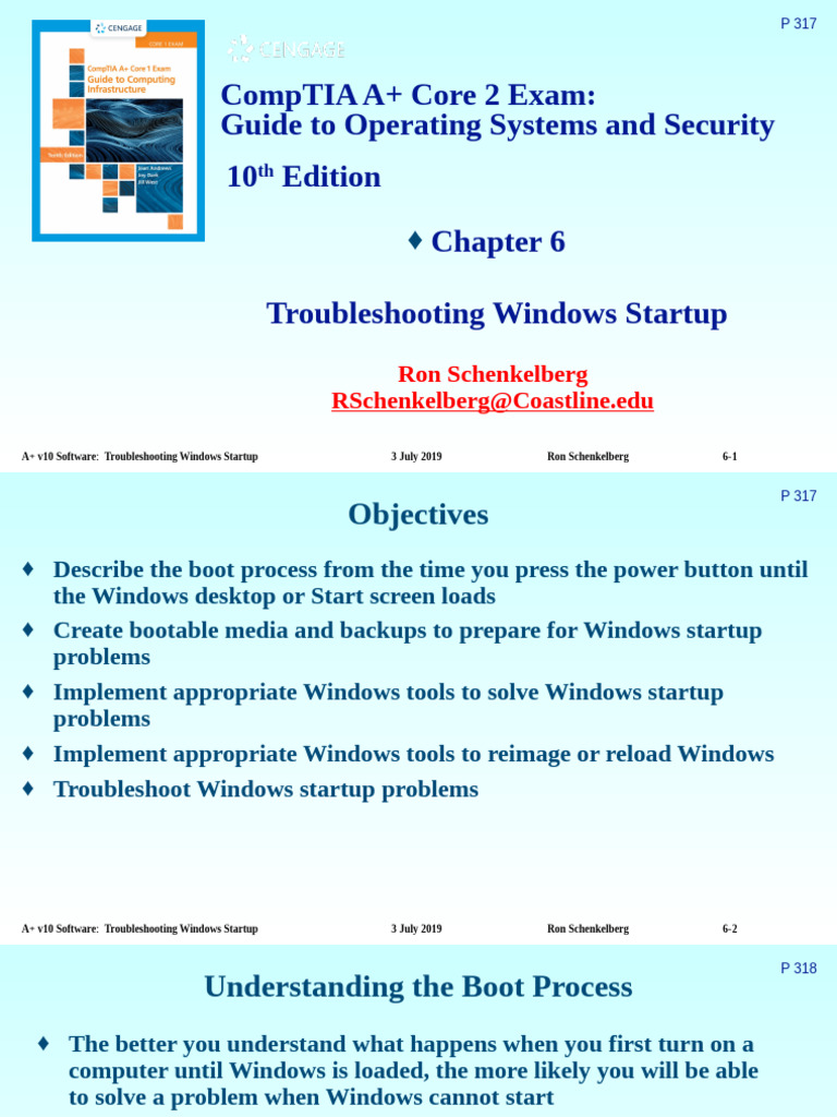 Troubleshooting Windows Startup Issues | PDF | Booting | Windows Registry