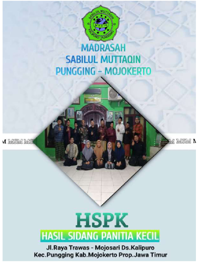 Hasil Sidang Madrasah Sabilul Muttaqin | PDF