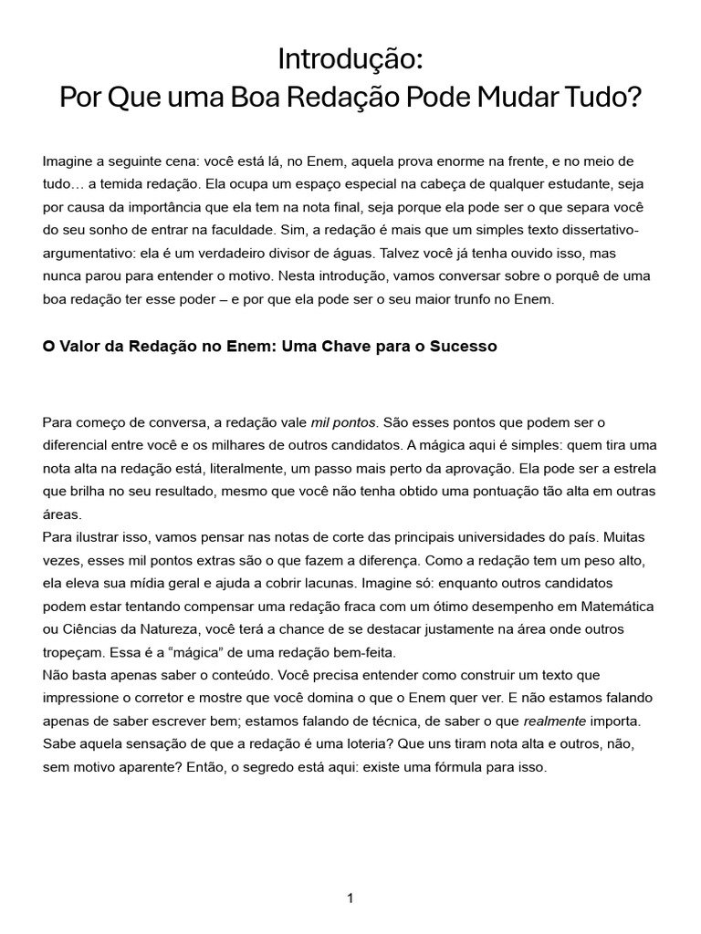 Redação Nota 1000: Guia Prático para o Enem | PDF | Revisão | Argumento