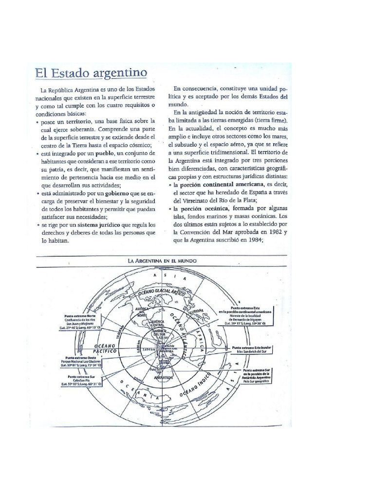 Porción Antártica Argentina: Soberanía y Bases | PDF | Antártida ...