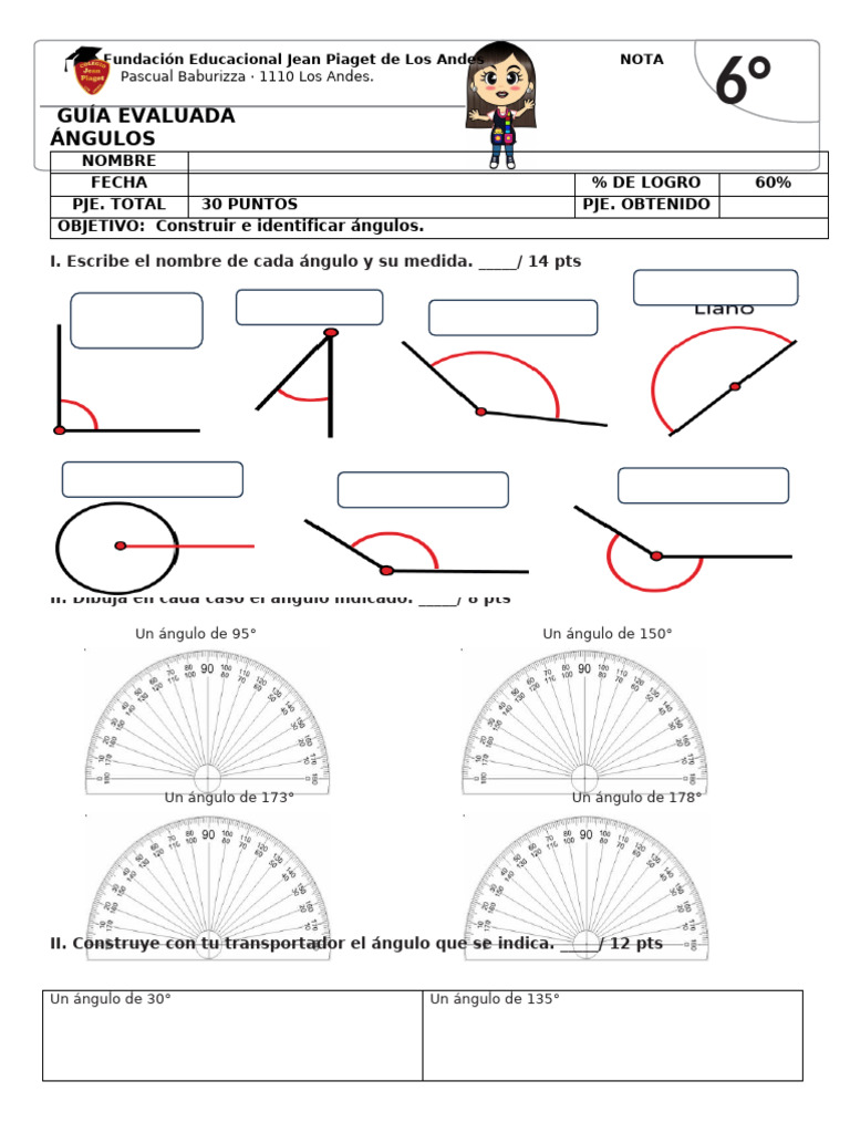 Construcción de Ángulos | PDF