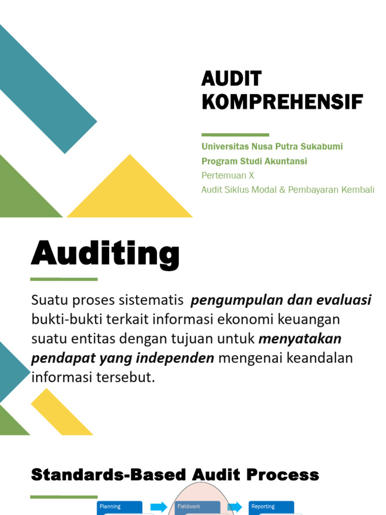 Audit Modal & Pembayaran Kembali Akuntansi | PDF