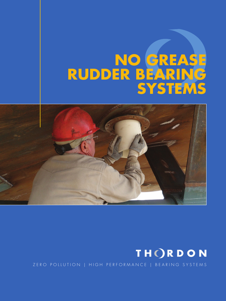 Grease-Free Rudder Bearing Solutions | PDF | Bearing (Mechanical) | Rudder