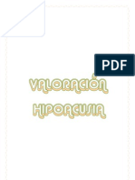 Hipoacusia Valoracion