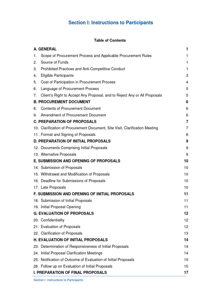 Procurement Process Instructions Guide | PDF | Banks | Evaluation