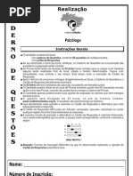 Prova Psicologo Aguas Lindas