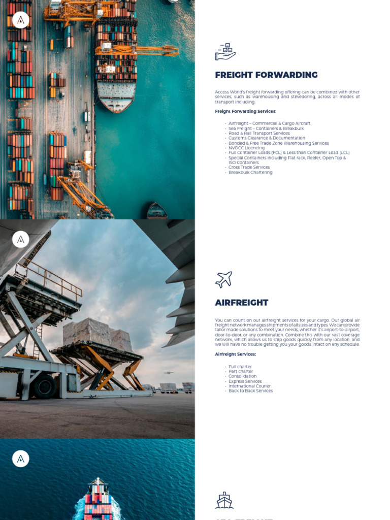 Comprehensive Freight Forwarding Solutions | PDF | Warehouse | Cargo