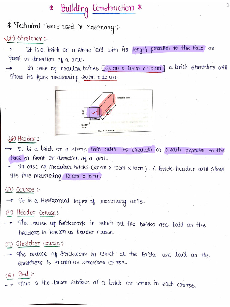 Building Construction 1 | PDF
