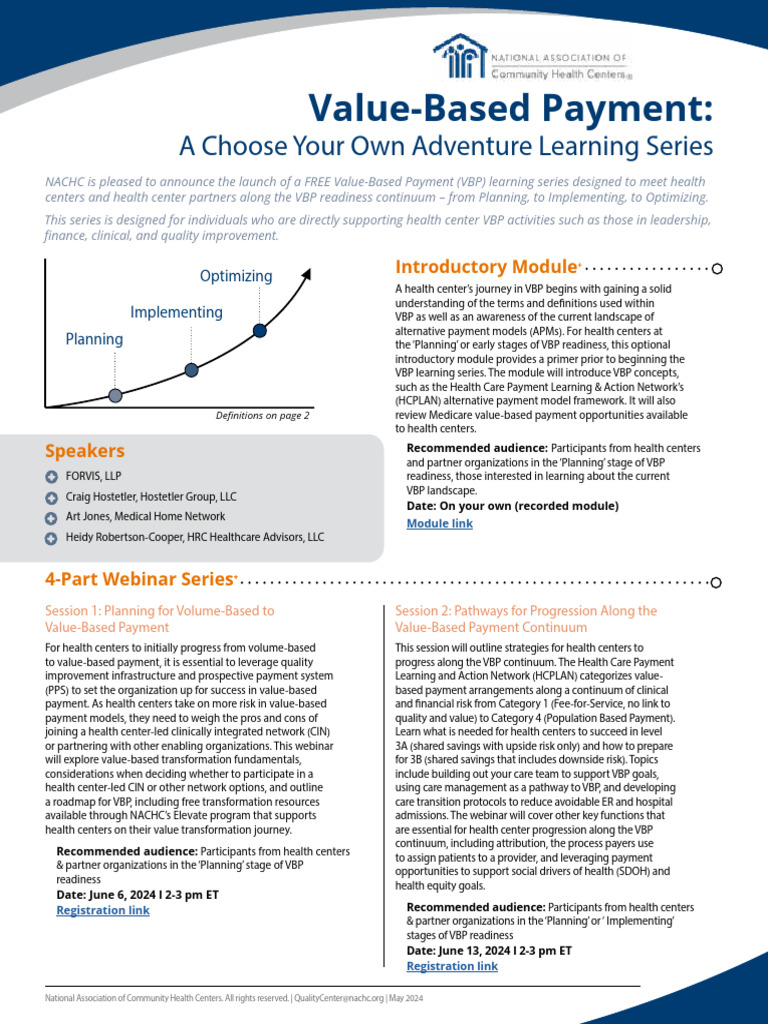 VBP-2-Pager | PDF | Health Care | Social Programs
