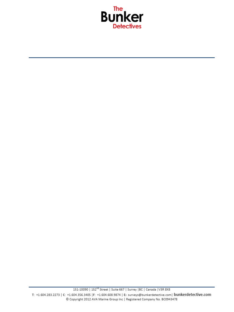 Loss Control in Bunker Operations | PDF