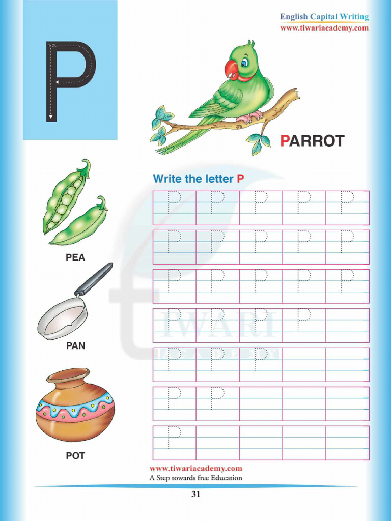 Nursery English Writing 2 1 | PDF
