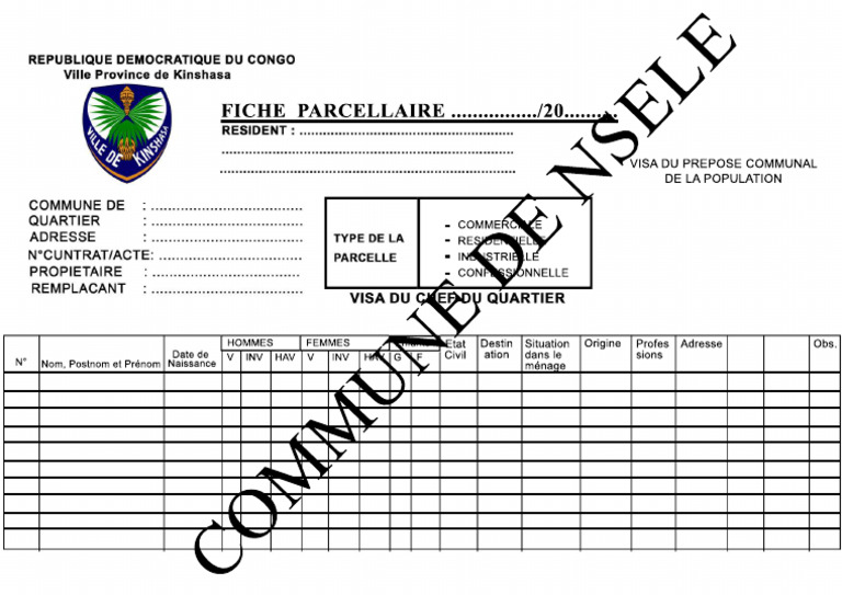 Fichier Parcellaire | PDF
