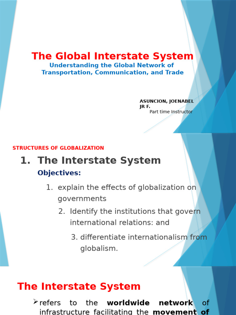 Global Insterstate System | PDF | Globalization | World Trade Organization